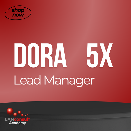 BUNDLE: 5x PECB DORA Lead Manager (Virtual Classroom — Trainer-Led, 5 Days + Exam + Certification)